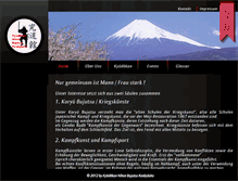 Tablet Screenshot of kyudokan.de